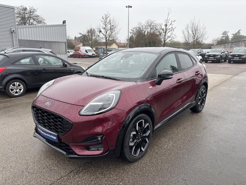 Photo FORD Puma 1.0 Flexifuel 125ch S&S mHEV ST-Line X Vivid Ruby Edition