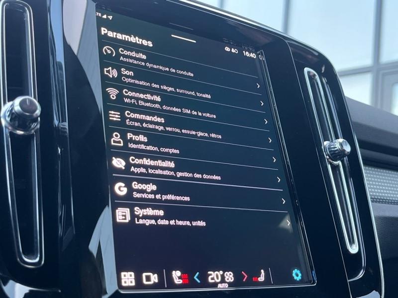 Image VOLVO XC40 B3 163ch Black Edition DCT 7