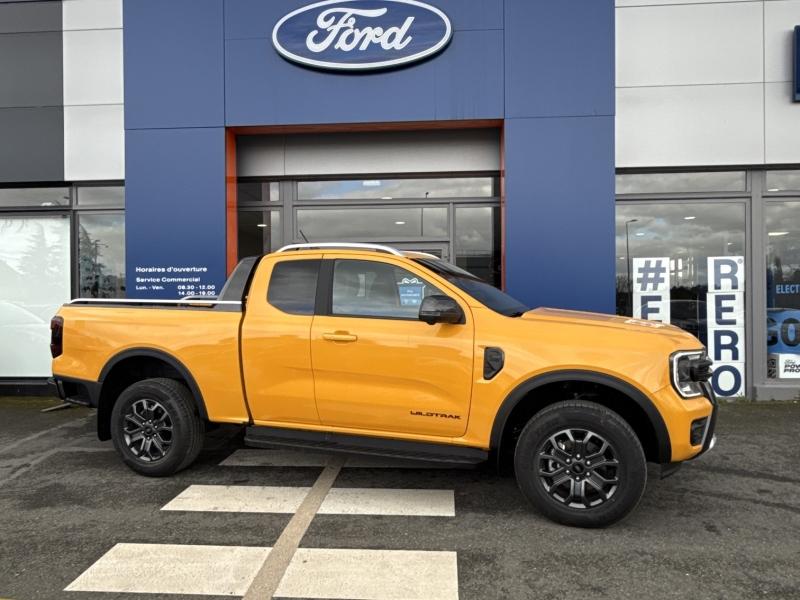 Image FORD Ranger SUPER CAB 2.0 EcoBlue 205 ch - Stop & Start Diesel BV10 Automatique - e-4WD WILDTRAK