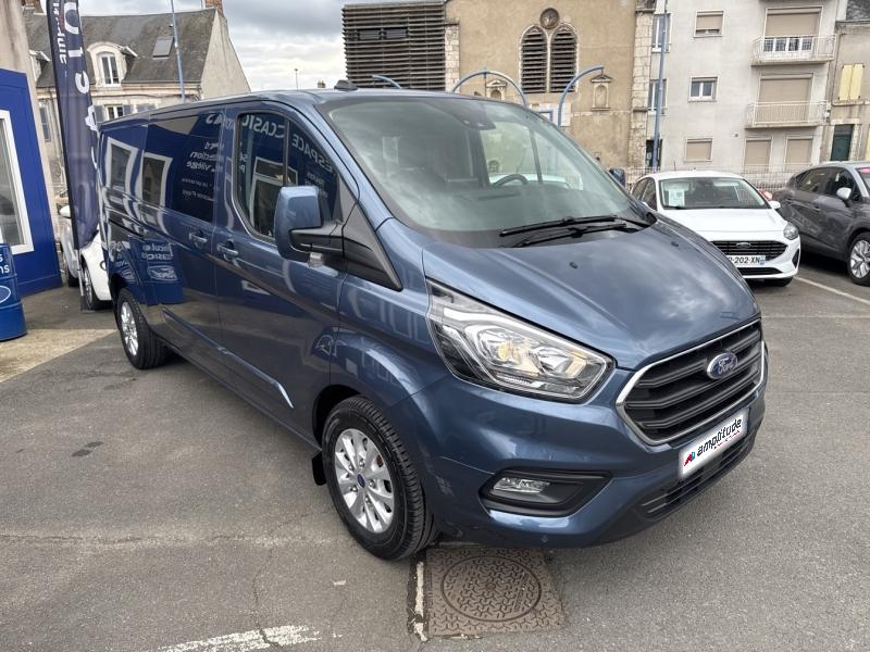 Image FORD Transit Custom Fg 320 L2H1 2.0 EcoBlue 130 Hybrid Cabine Approfondie Limited