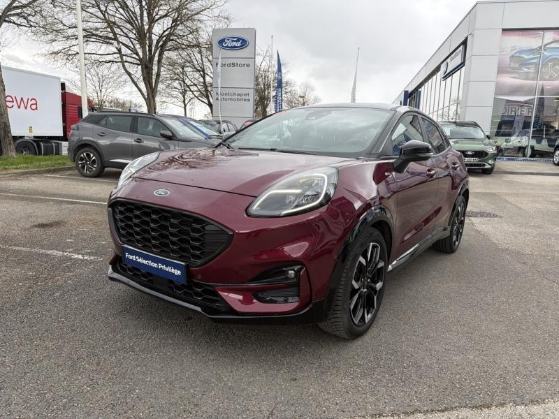 Photo FORD Puma 1.0 Flexifuel 125ch S&S mHEV ST-Line X Vivid Ruby Edition