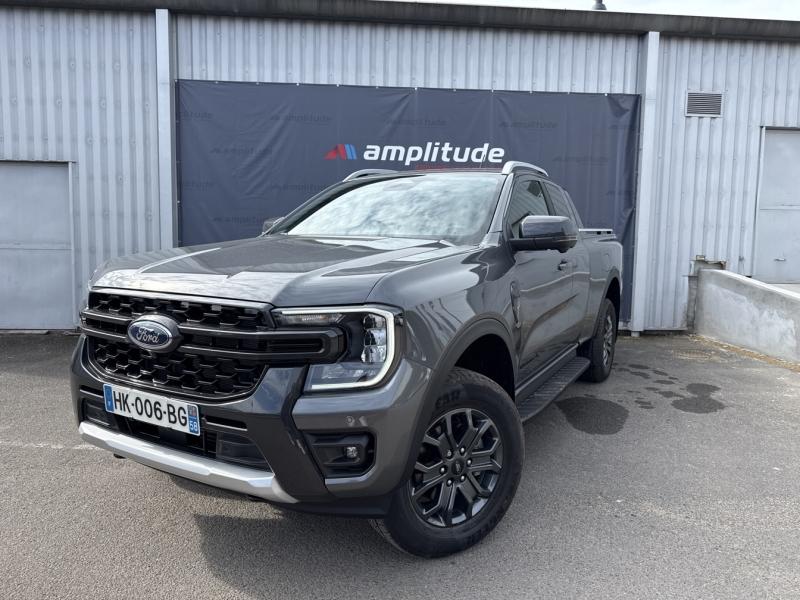 Photo FORD Ranger SUPER CAB 2.0 EcoBlue 205 ch - Stop & Start Diesel BV10 Automatique - e-4WD WILDTRAK
