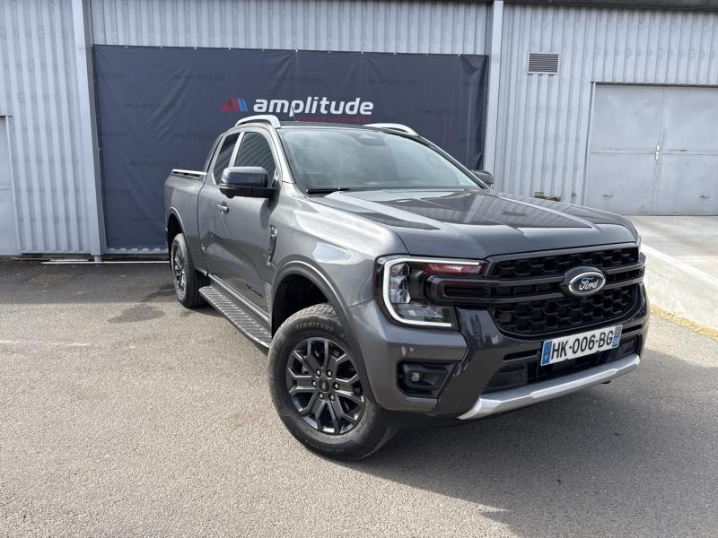 Image FORD Ranger SUPER CAB 2.0 EcoBlue 205 ch - Stop & Start Diesel BV10 Automatique - e-4WD WILDTRAK