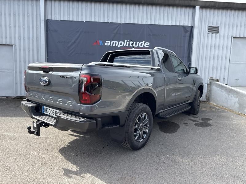 Image FORD Ranger SUPER CAB 2.0 EcoBlue 205 ch - Stop & Start Diesel BV10 Automatique - e-4WD WILDTRAK