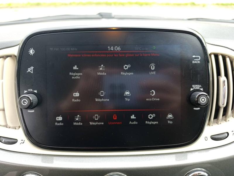 Image FIAT 500C 1.2 8v 69ch S&S Lounge Dualogic