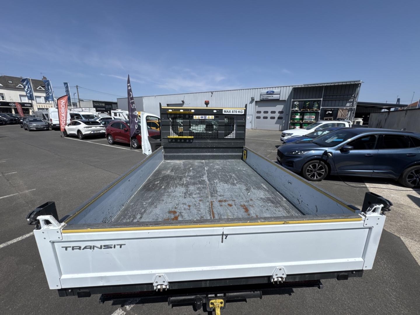 Image FORD Transit 2T CCb P350 L2 2.0 EcoBlue 165ch HD RJ Trend BENNE