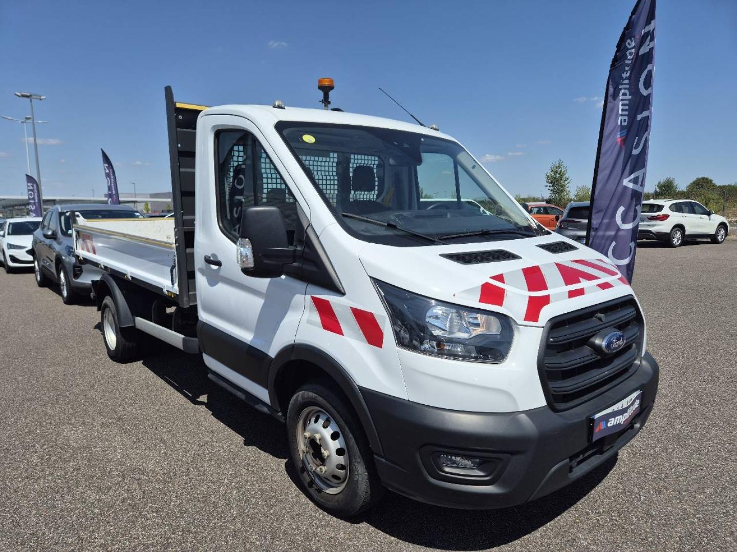 Image FORD Transit 2T CCb P350 L2 2.0 EcoBlue 165ch Trend RJ BENNE