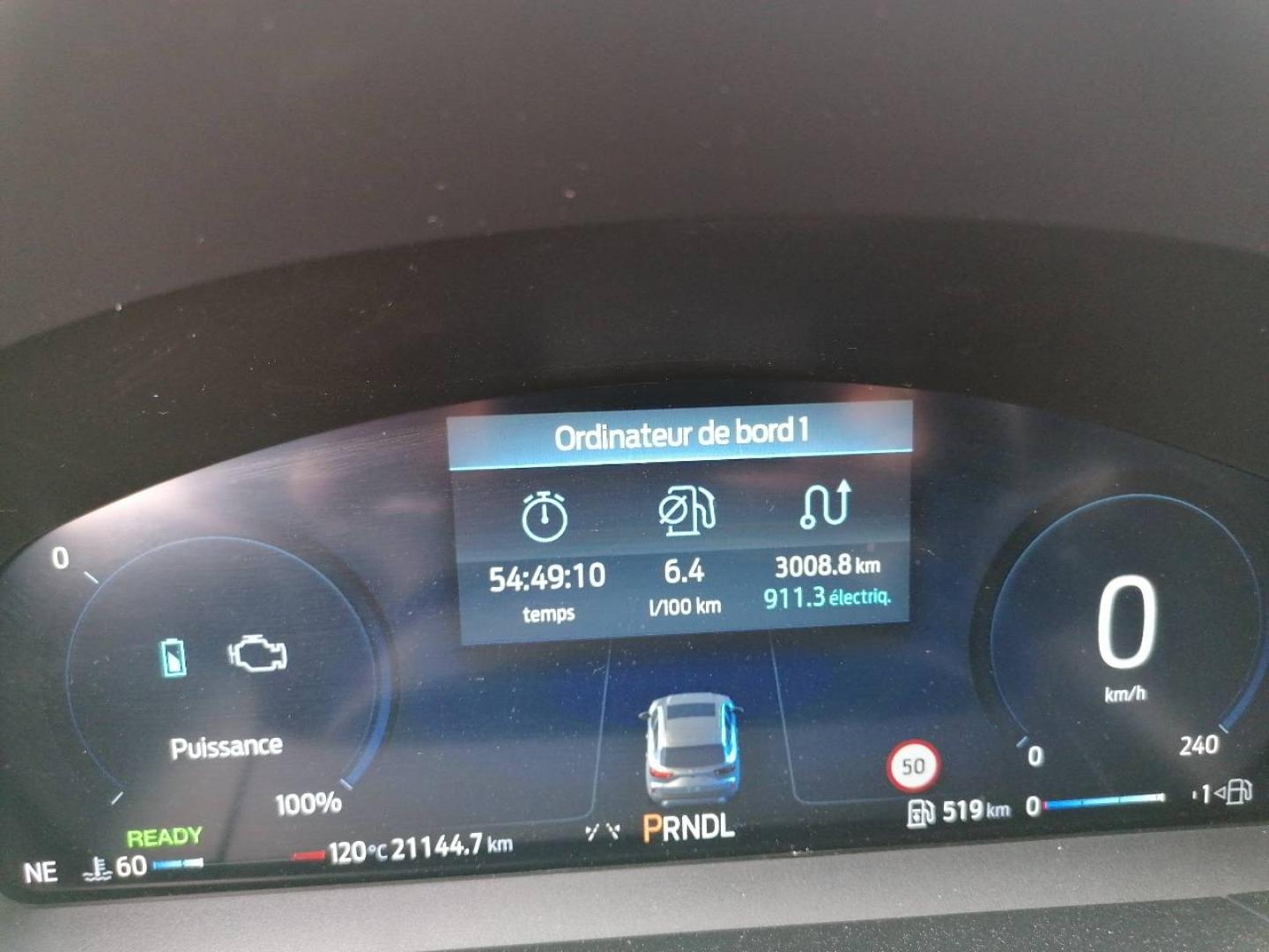 Image FORD Kuga 2.5 Duratec 180ch Hybrid FlexiFuel Titanium Powershift