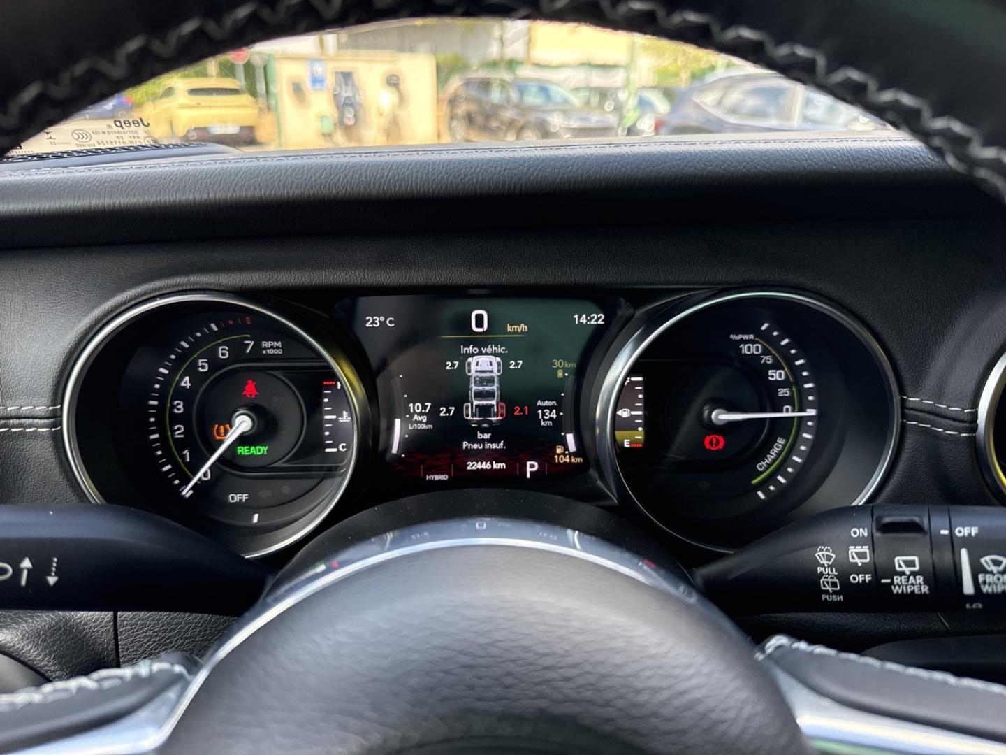 Image JEEP Wrangler Unlimited 2.0 T 380ch 4xe Overland Command-Trac MY23