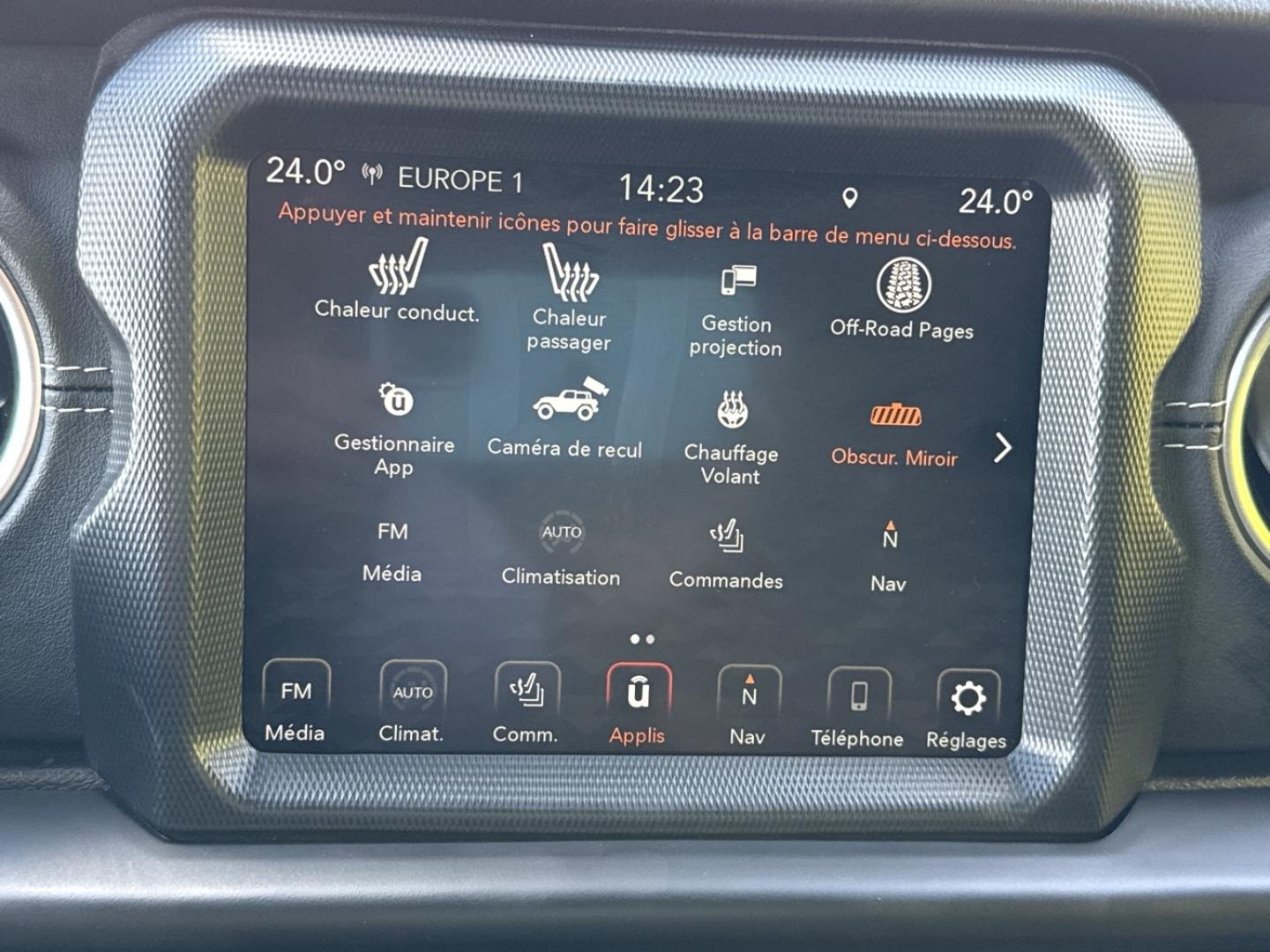 Image JEEP Wrangler Unlimited 2.0 T 380ch 4xe Overland Command-Trac MY23