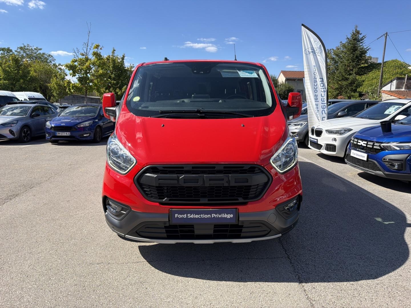 Image FORD Transit Custom Fg 320 L2H1 2.0 EcoBlue 130 Cabine Approfondie Trail