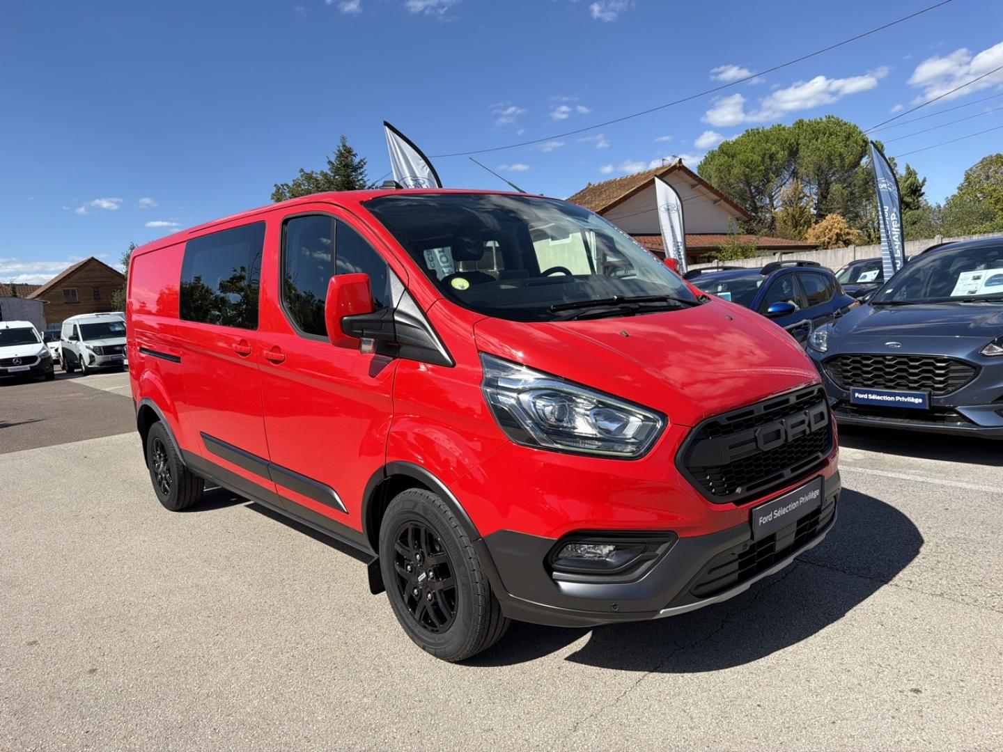 Image FORD Transit Custom Fg 320 L2H1 2.0 EcoBlue 130 Cabine Approfondie Trail