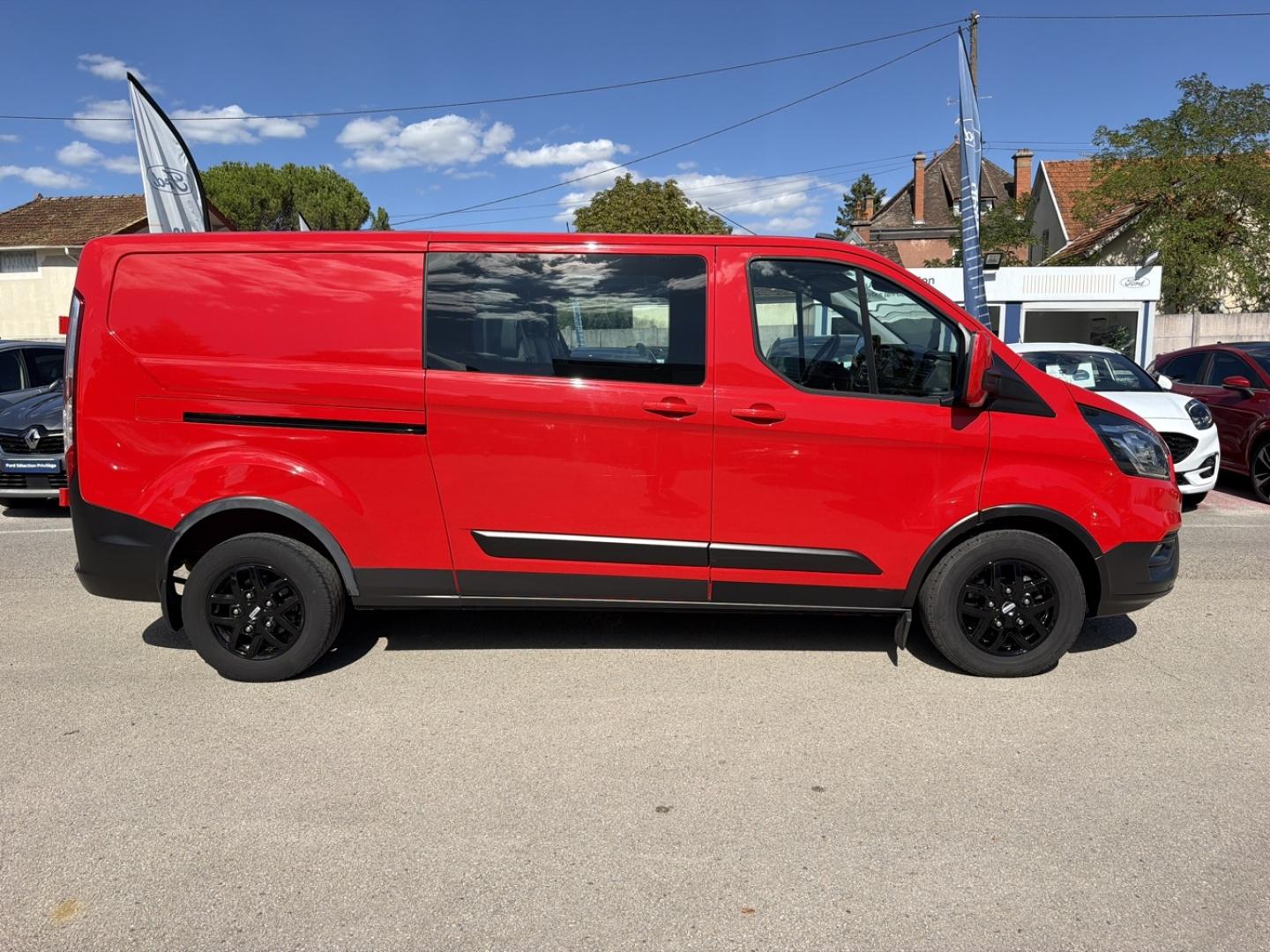Image FORD Transit Custom Fg 320 L2H1 2.0 EcoBlue 130 Cabine Approfondie Trail