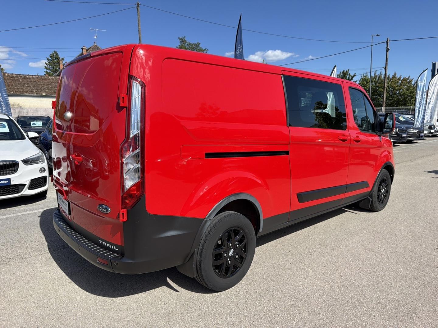 Image FORD Transit Custom Fg 320 L2H1 2.0 EcoBlue 130 Cabine Approfondie Trail