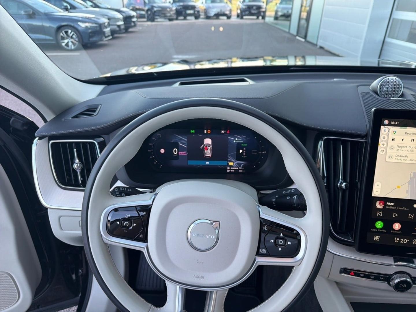 Image VOLVO XC60 T6 Hybride Rechargeable 350ch Ultra Style Dark Geartronic 8 AWD