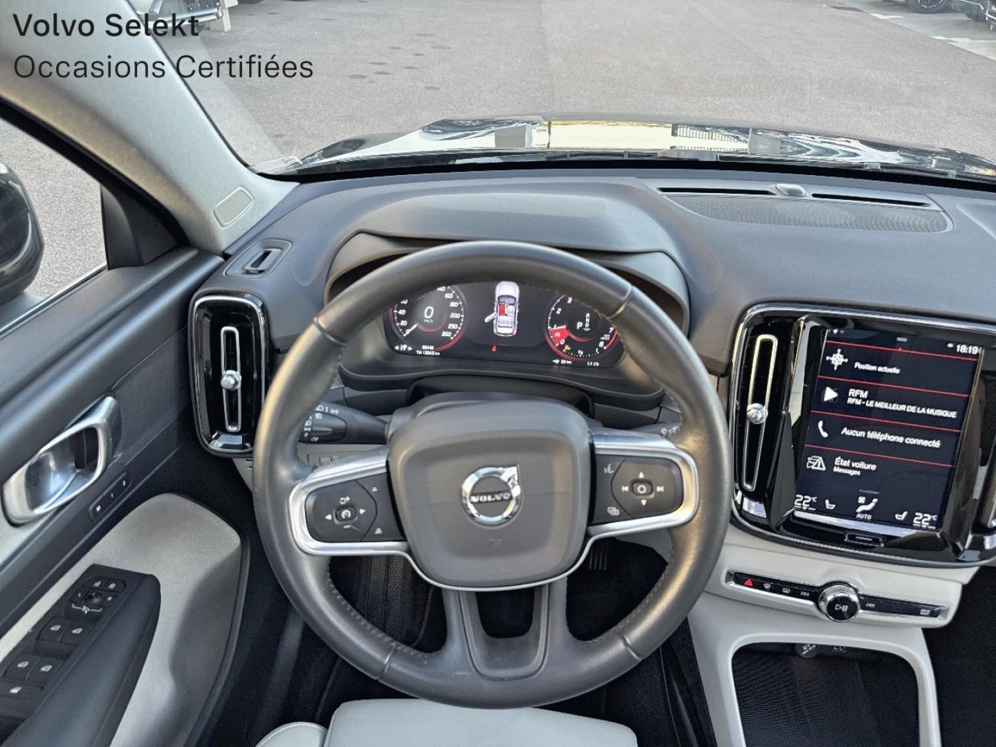 Image VOLVO XC40 T3 163ch Inscription Luxe Geatronic 8