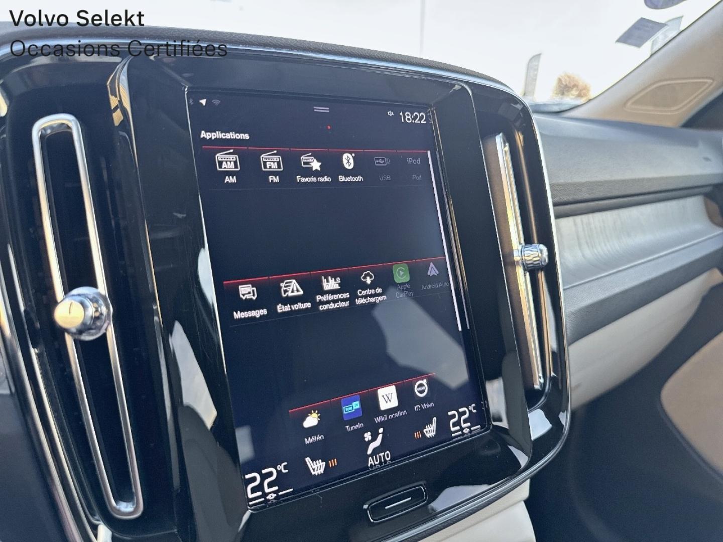 Image VOLVO XC40 T3 163ch Inscription Luxe Geatronic 8