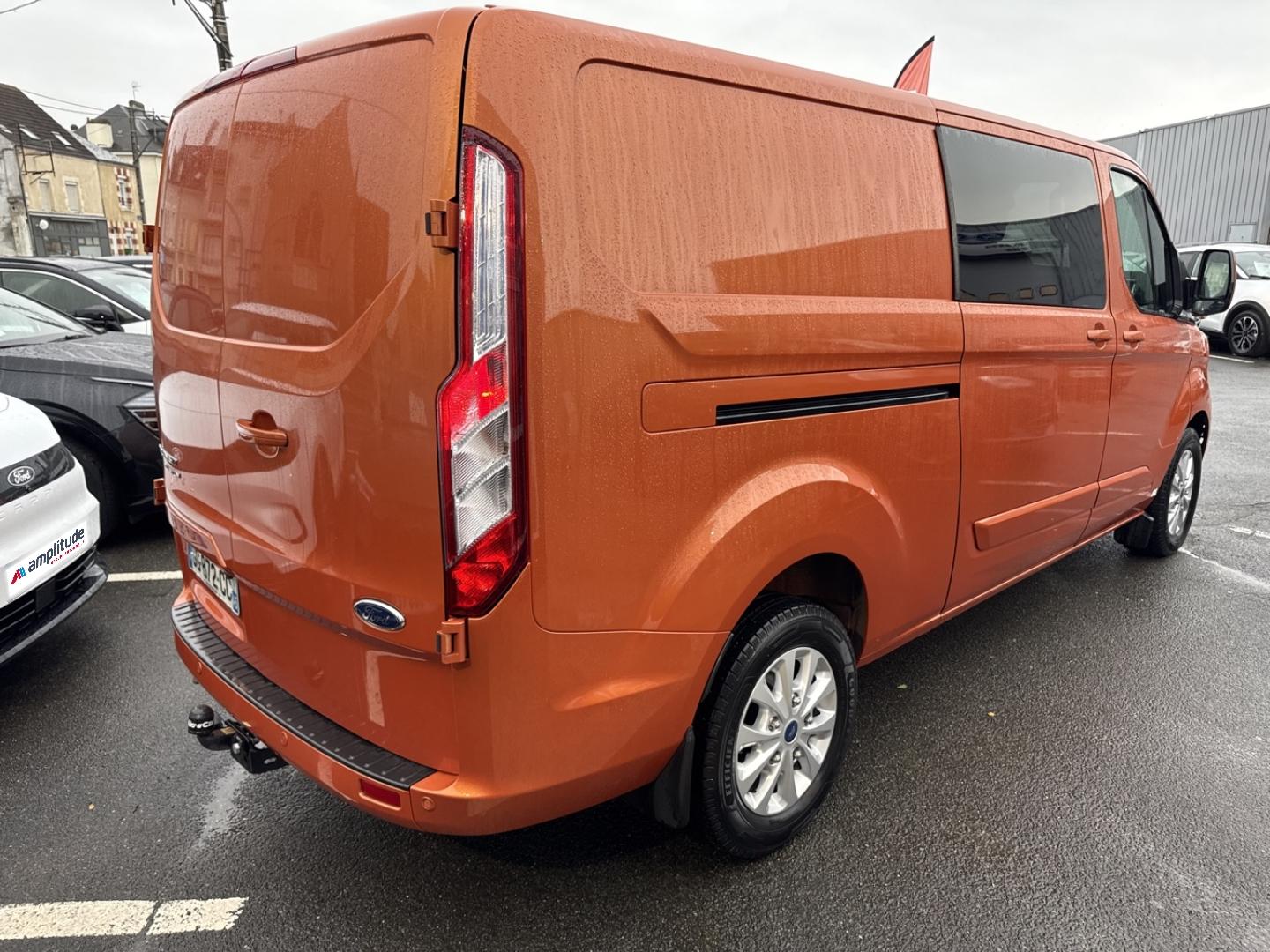 Image FORD Transit Custom Fg 320 L2H1 2.0 EcoBlue 170 Cabine Approfondie Limited 7cv