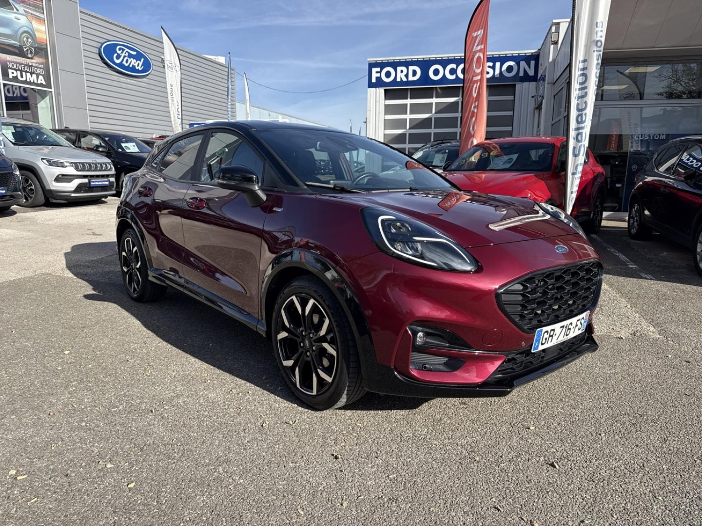 Image FORD Puma 1.0 Flexifuel 125ch S&S mHEV ST-Line X Vivid Ruby Edition