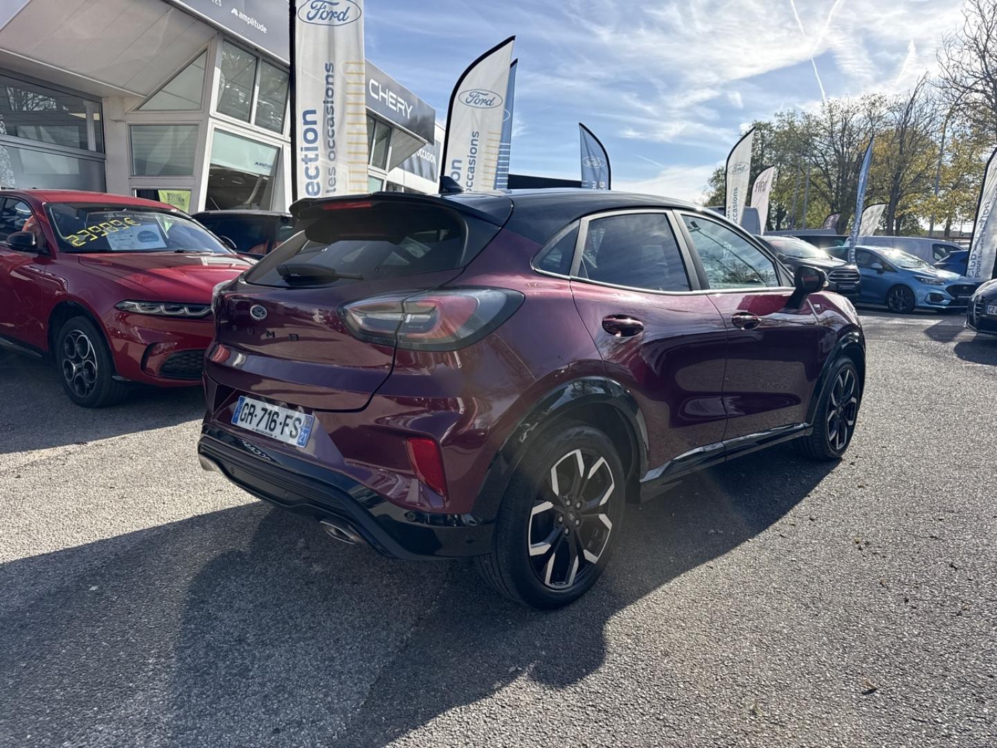 Image FORD Puma 1.0 Flexifuel 125ch S&S mHEV ST-Line X Vivid Ruby Edition